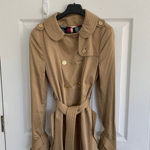 Coach trench coat size 2